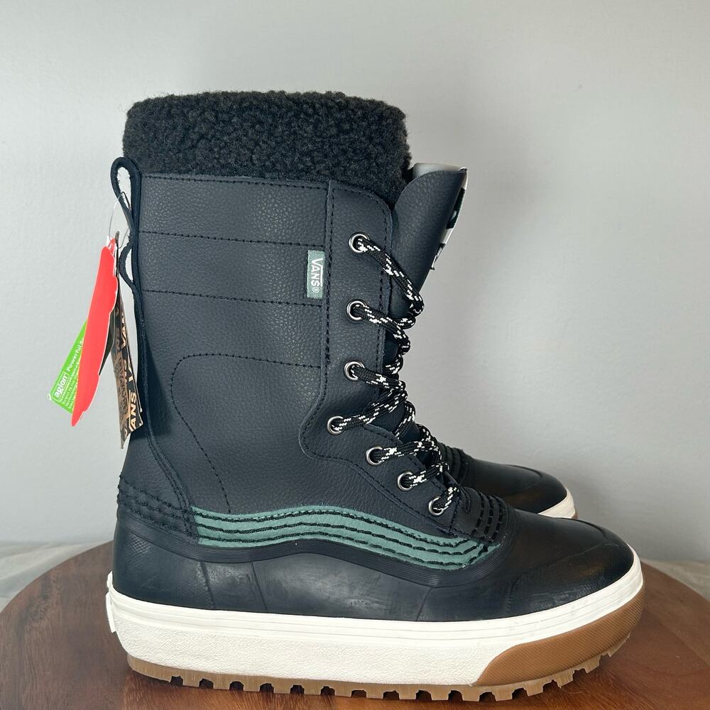Vans Standard Snow MTE Boots Black Green Snow Boots Size Men’s 4.5/Women's 6